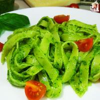 Fettuccini al pesto