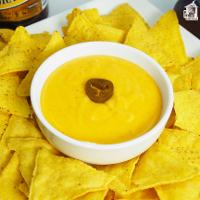 Salsa de queso Cheddar