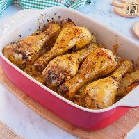 Muslos de pollo al horno