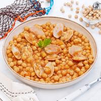 Garbanzos con almejas