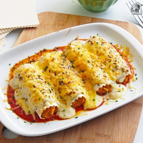 Canelones de atún