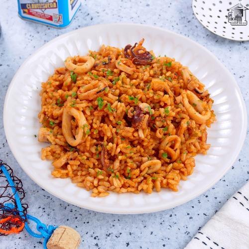 Arroz con calamares