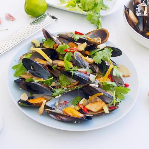 Mejillones estilo Thai