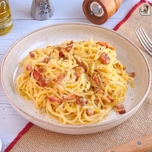 Espaguetis a la carbonara