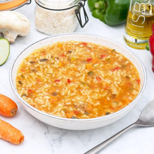 Arroz caldoso de verduras